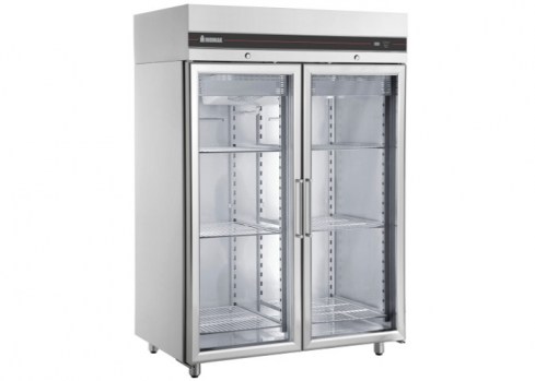 Ψυγείο θάλαμος κατάψυξη με 2 πόρτες Τζάμι 144x91x210εκ. CFS2144/GL Inomak